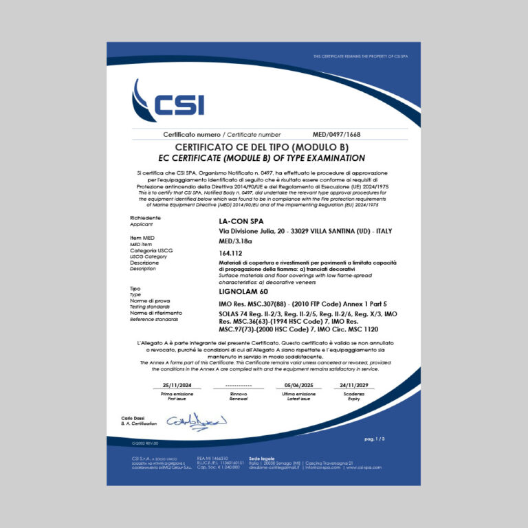 IMO-MED Lignolam 60 La-con